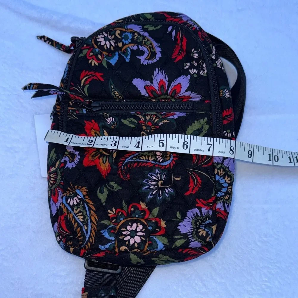 Vera Bradley Outlet Cotton Essential Sling Backpack & RFID Zip-Top ID Case